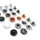 Plastic Alpha 15 mm Snaps Buttons19/32" 24L Brass Set Of 4 ERCA0015PL