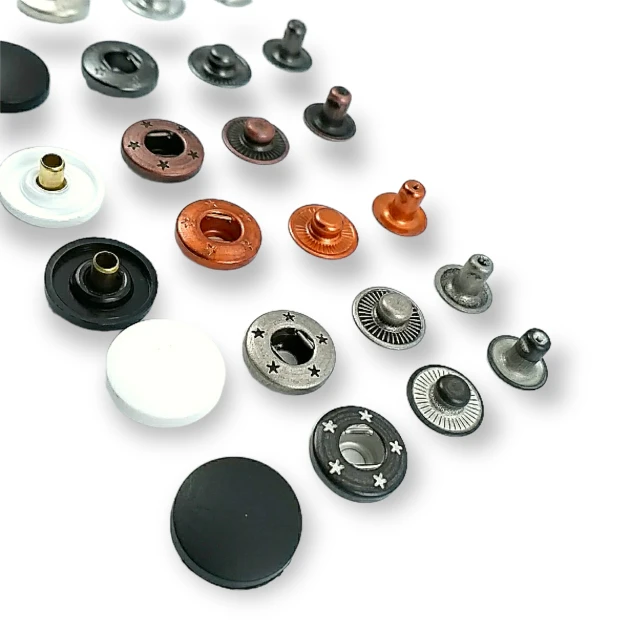 Plastik Alfa Çıtçıt 17 mm 54 Sistem Pirinç 4 lü Takım ERCA0017PL