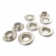 10 mm / 0.39 in Inner Diameter Stainless Metal Eyelet Capsule, 500 pcs/Pack ER0024P for textile, leather, and outdoor