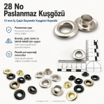 Stainless Steel Eyelet 13 mm / 0.51 in Inner Diameter ER0028P