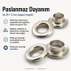 Stainless Steel Eyelet 13 mm / 0.51 in Inner Diameter ER0028P for textile and leather applications
