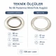 Kuşgözü No 66 40,3 mm Paslanmaz Perde ve Branda Kuşgözü ER0066P, dayanıklı ve estetik tasarımıyla çanta, ayakkabı ve tekstil