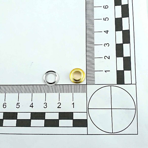 No 4 Pirinç 6 mm Bombeli Kuşgözü (500 Ad/Paket) ERB0004PR