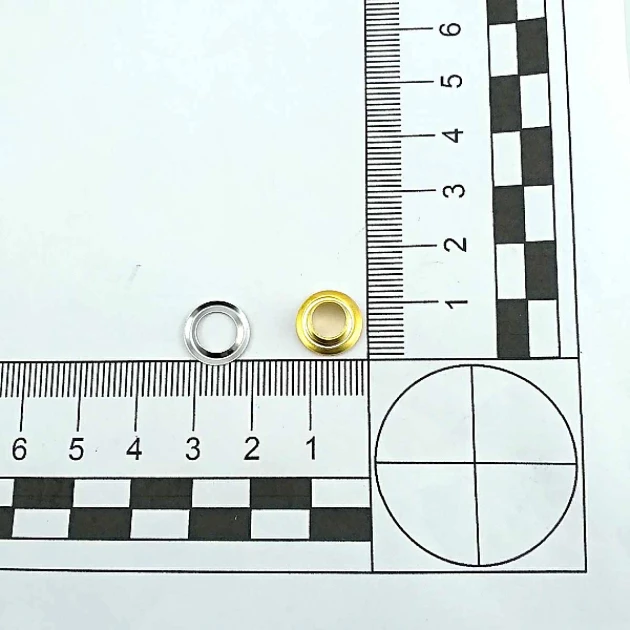 No 4 Pirinç 6 mm Bombeli Kuşgözü (500 Ad/Paket) ERB0004PR