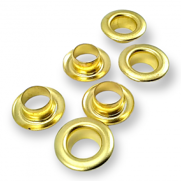 5/16" Brass Curved Eyelet 8 mm (500 Pcs/Pack) ERB0005PR