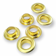 5/16" Brass Curved Eyelet 8 mm (500 Pcs/Pack) ERB0005PR