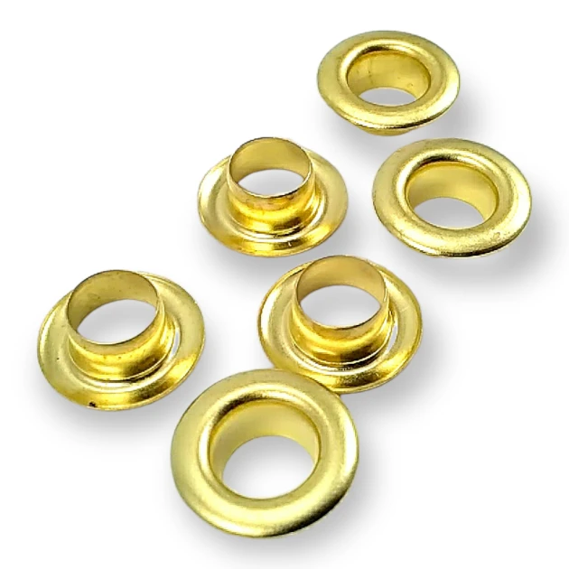 5/16" Brass Curved Eyelet 8 mm (500 Pcs/Pack) ERB0005PR