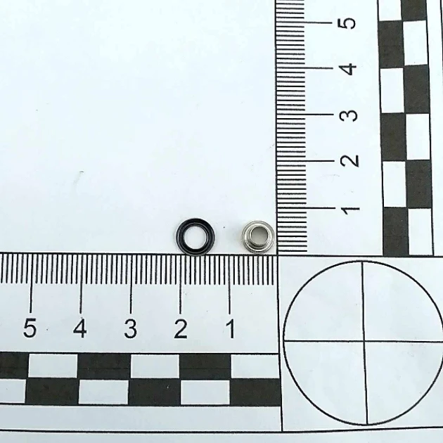 9/64" Brass 3,6 mm Curved Eyelet (500 Pcs/Pack) ERB0017PR