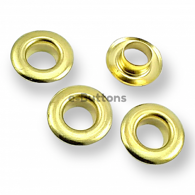 23/64" Brass 9,3 mm Curved Eyelet ERB0024PR