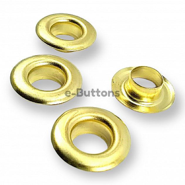 23/64" Brass 9,3 mm Curved Eyelet ERB0024PR