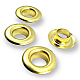 23/64" Brass 9,3 mm Curved Eyelet ERB0024PR