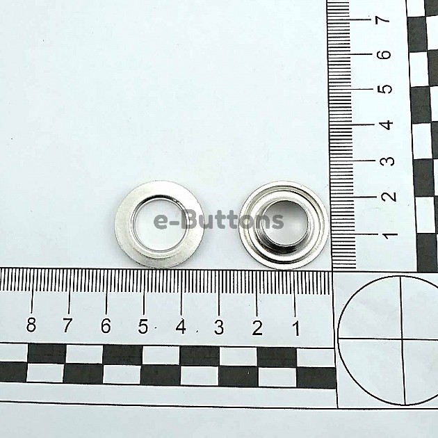 Brass Eyelet 15/32" 12 mm Domed Contoured (500 Pieces/Pack) ERB0027PRKON