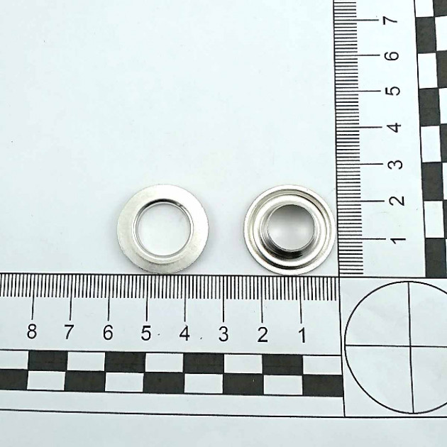 Brass Eyelet 15/32" 12 mm Domed Contoured (500 Pieces/Pack) ERB0027PRKON