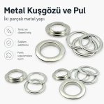 32 No 21 mm Düz Pirinç Kuşgözü  ERD0032PR
