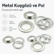 32 No 21 mm Düz Pirinç Kuşgözü - 31,8 mm dış çap, 21 mm iç çap, 4,7 mm boru uzunluğu ile branda, perde ve çadır uygulamaları