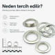 32 No 21 mm Düz Pirinç Kuşgözü - 31,8 mm dış çap, 21 mm iç çap, 4,7 mm boru uzunluğu ile branda, perde ve çadır uygulamaları