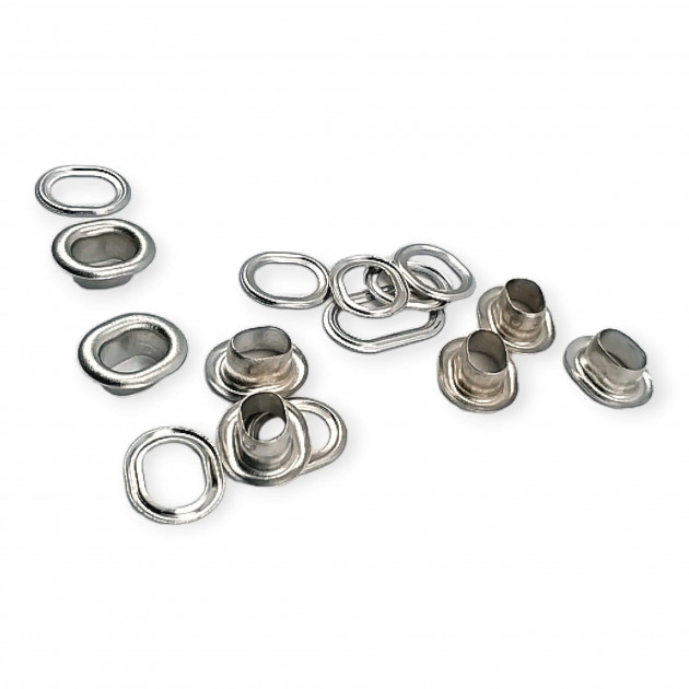 0.5 cm Oval Eyelet Brass 1/64" (500 Pieces/Pack) EROV0007PR