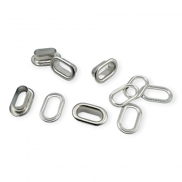 1 cm Oval Kuşgözü Pirinç No 2 ( 500  Ad/Paket) EROV0010PR