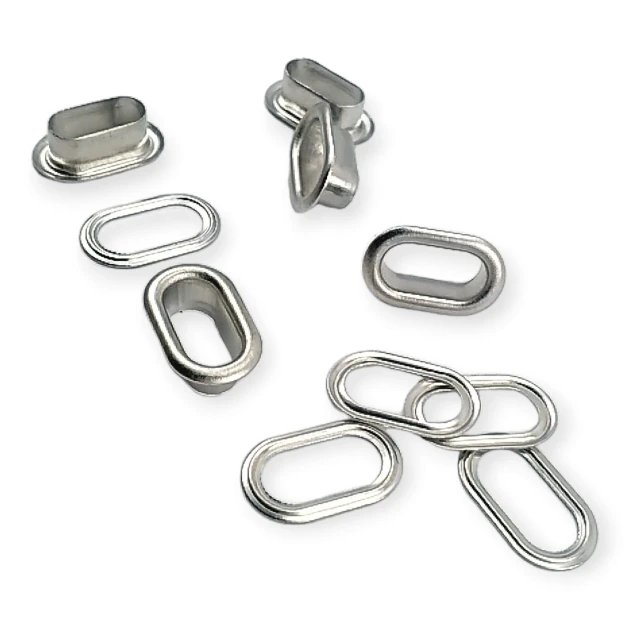 1 cm Oval Kuşgözü Pirinç No 2 ( 500  Ad/Paket) EROV0010PR