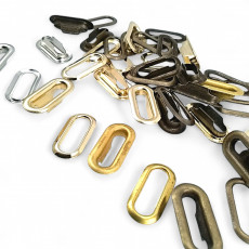 1,5 cm Oval Eyelet Brass 19/32" (500 Pieces/Pack) EROV0015PR