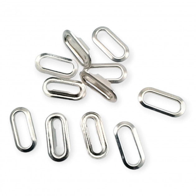 1,5 cm Oval Eyelet Brass 19/32" (500 Pieces/Pack) EROV0015PR