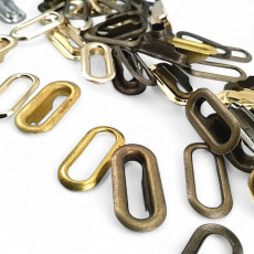 2 cm Oval Eyelet Brass 25/32" EROV0020PR