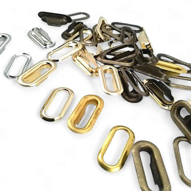 2 cm Oval Kuşgözü Pirinç No 4 EROV0020PR