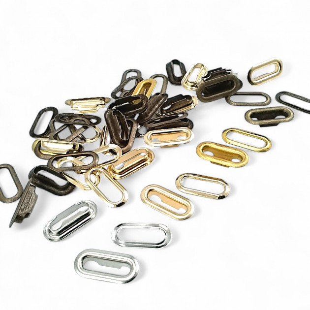 2 cm Oval Eyelet Brass 25/32" EROV0020PR