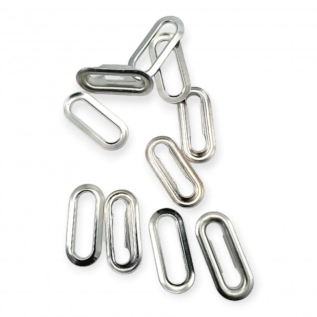 2 cm Oval Eyelet Brass 25/32" EROV0020PR 2 cm Oval Eyelet Brass 25/32" EROV0020PR