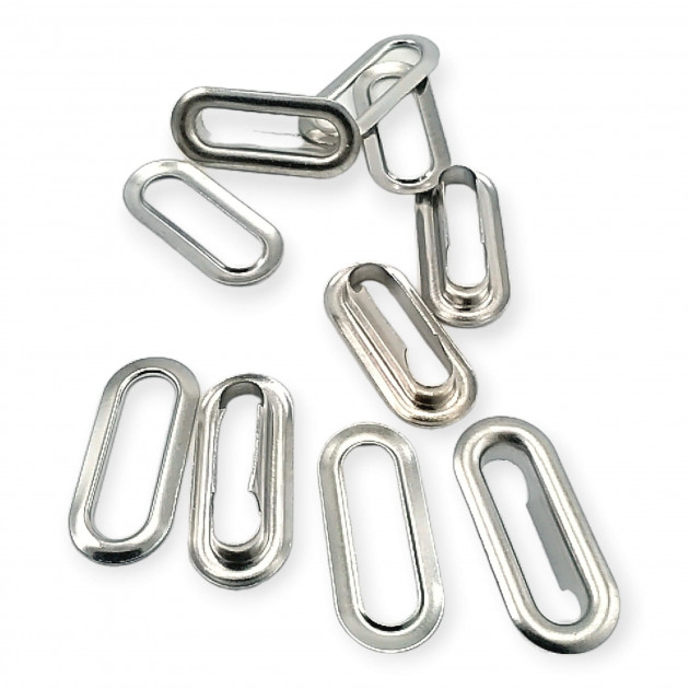 2 cm Oval Eyelet Brass 25/32" EROV0020PR 2 cm Oval Eyelet Brass 25/32" EROV0020PR