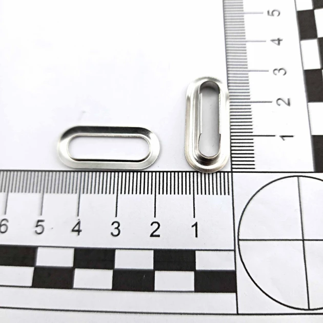 2 cm Oval Kuşgözü Pirinç No 4 EROV0020PR