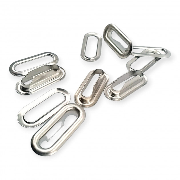 2 cm Oval Eyelet Brass 25/32" EROV0020PR 2 cm Oval Eyelet Brass 25/32" EROV0020PR