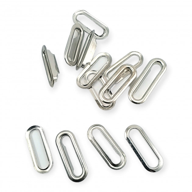 2,5 cm Oval Eyelet 1"  Brass EROV0025PR