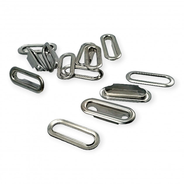 2,5 cm Oval Eyelet 1"  Brass EROV0025PR