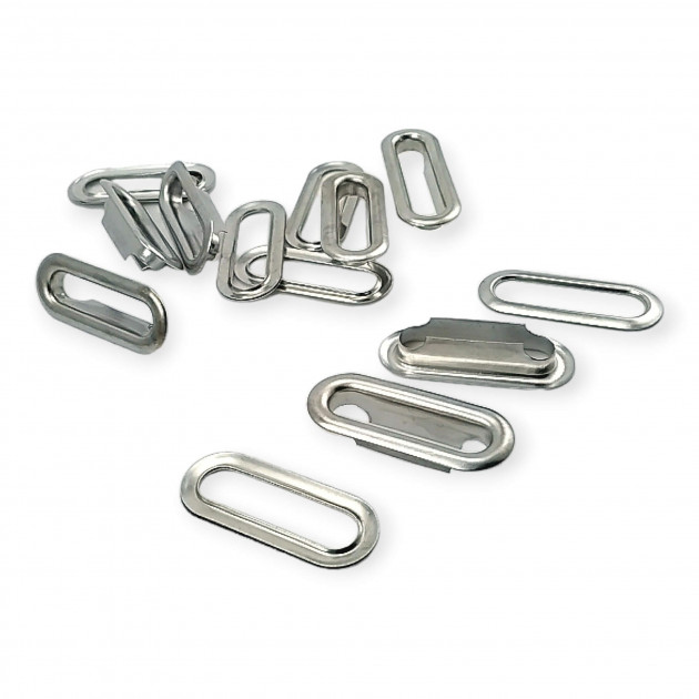 2,5 cm Oval Eyelet 1"  Brass EROV0025PR