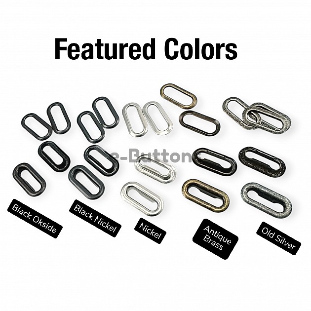 3 cm Oval Kuşgözü Pirinç EROV0030PR