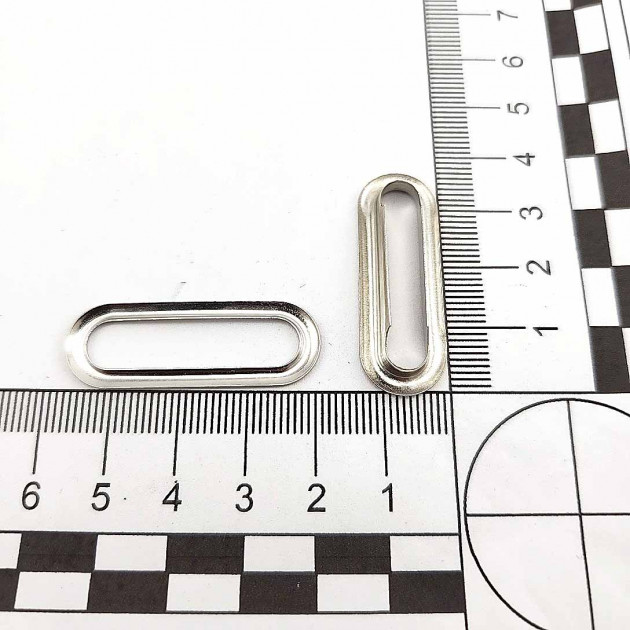 3 cm - 1,18" Oval Eyelet Brass 100 Pieces / Pack Nickel Plating EROV0030PRPromo 3 cm - 1,18" Oval Eyelet Brass 100 Pieces / Pack Nickel Plating EROV0030PRPromo