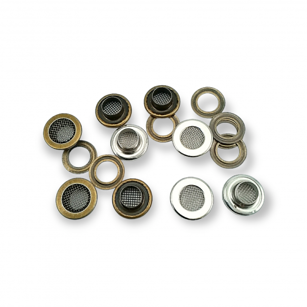 19/64" Brass Eyelet With Strainer Cover 7,7 mm ERSZK0005PR 19/64" Brass Eyelet With Strainer Cover 7,7 mm ERSZK0005PR