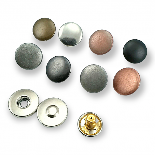 Magnetic Snap Buttons 15 mm Curved Brass Set of 4 ERMK015PR Magnetic Snap Buttons 15 mm Curved Brass Set of 4 ERMK015PR