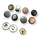 Magnetic Snap Buttons 15 mm Curved Brass Set of 4 ERMK015PR