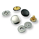 Magnetic Snap Buttons 18 mm Curved Brass Set of 4 ERMK018PR