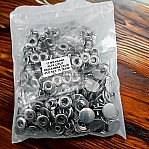 Alpha Stainless Steel Snap Button 17 mm Snap Fasteners 75 Pcs/Pack C0001P17PK