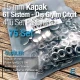 15 mm 61 Çıtçıt Düğme Paslanmaz Çelik Çıtçıt 75 Adet/Paket C0004P15PK
