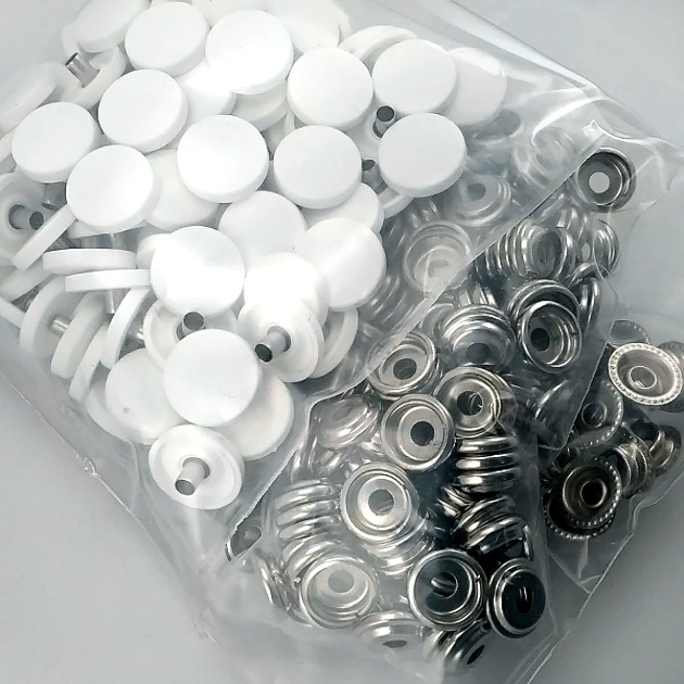 15 mm 61 Çıtçıt Düğme Saç 3 Alt Parça Çıtçıt 144 Adet/Paket C0004PL15PK