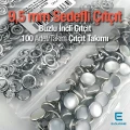 Baby Pearlescent Snap Buttons 9,5 mm Prong Snaps Fastener 3/8" Stainless 100 Pcs/Pk C0095SPPK
