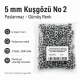 5 mm Inner Diameter Stainless Metal Eyelet, 1000 pcs/Pack ER0002PPK for crafting and textile applications