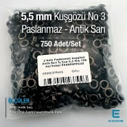 5.5 mm Eyelet Antique Brass 7/32" Stainless 750 Pcs/Pack ER0003PPKAS