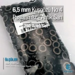 6,5 Kuşgözü Antik Sarı 4 No Paslanmaz 750 Ad/Paket ER0004PPKAS