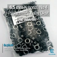 6.5 mm Eyelets 17/64" Old Silver Stainless 750 Pcs/Pack ER0004PPKKO