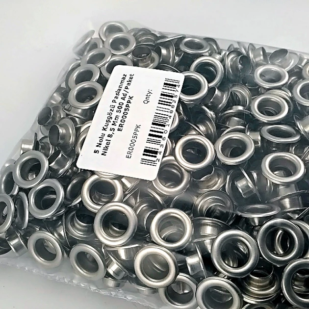 Stainless Eyelet 21/64"  8.5 mm 500 Pcs/Pack ER0005PPK